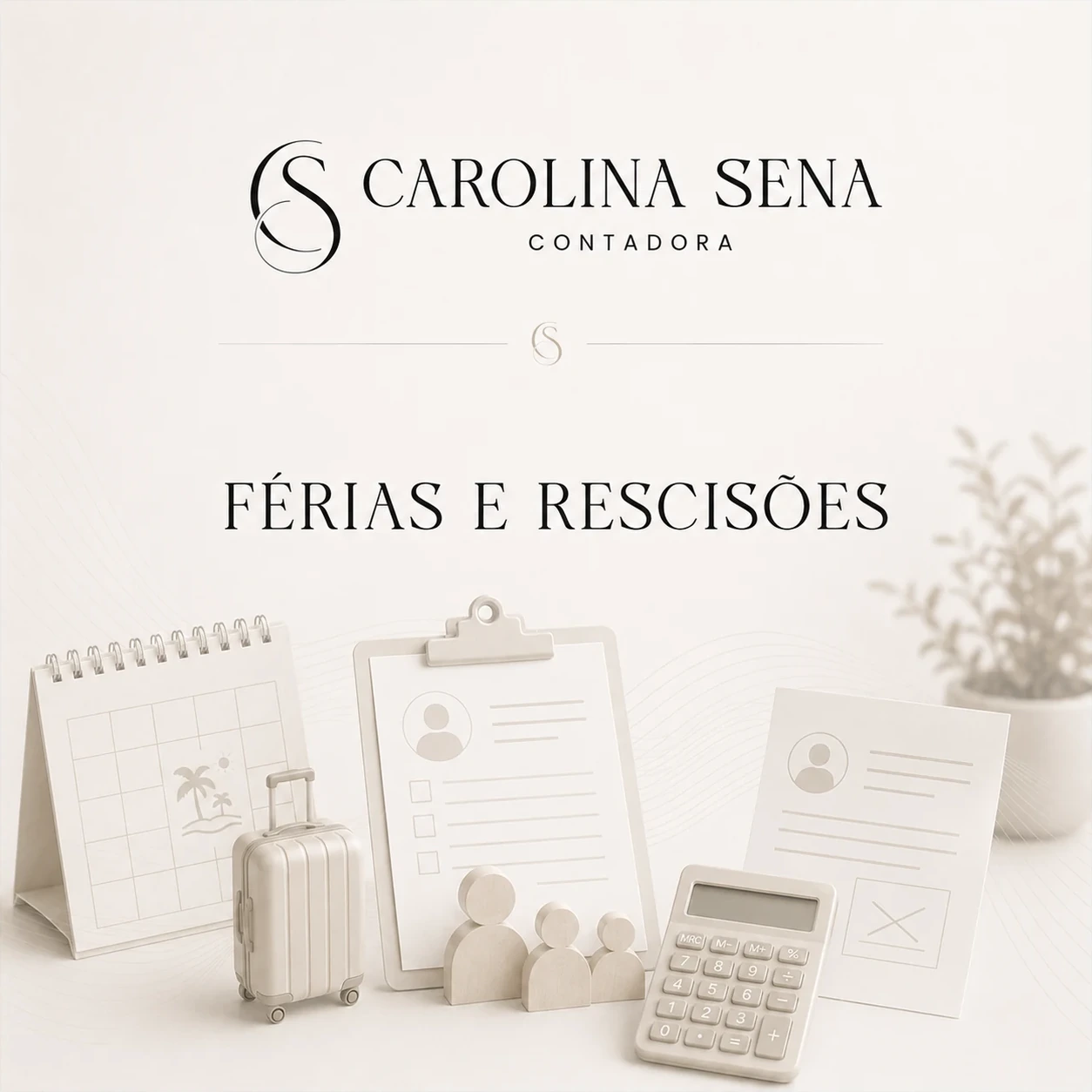 Arte do serviço Férias e Rescisões