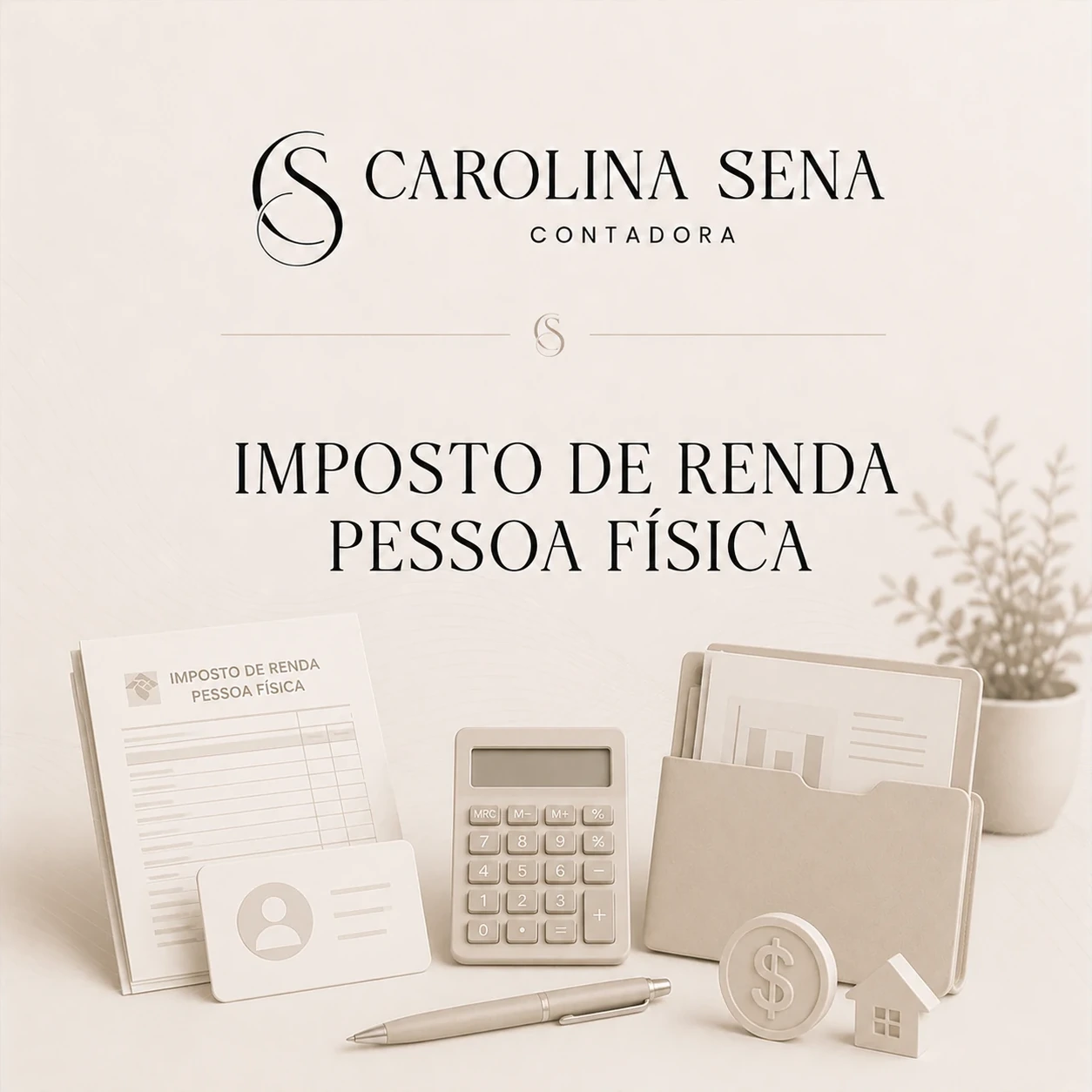 Arte do serviço Imposto de Renda Pessoa Física